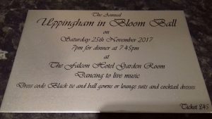 Uppingham in bloom ball