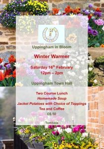 Uppingham in Bloom Winter Warmer Lunch